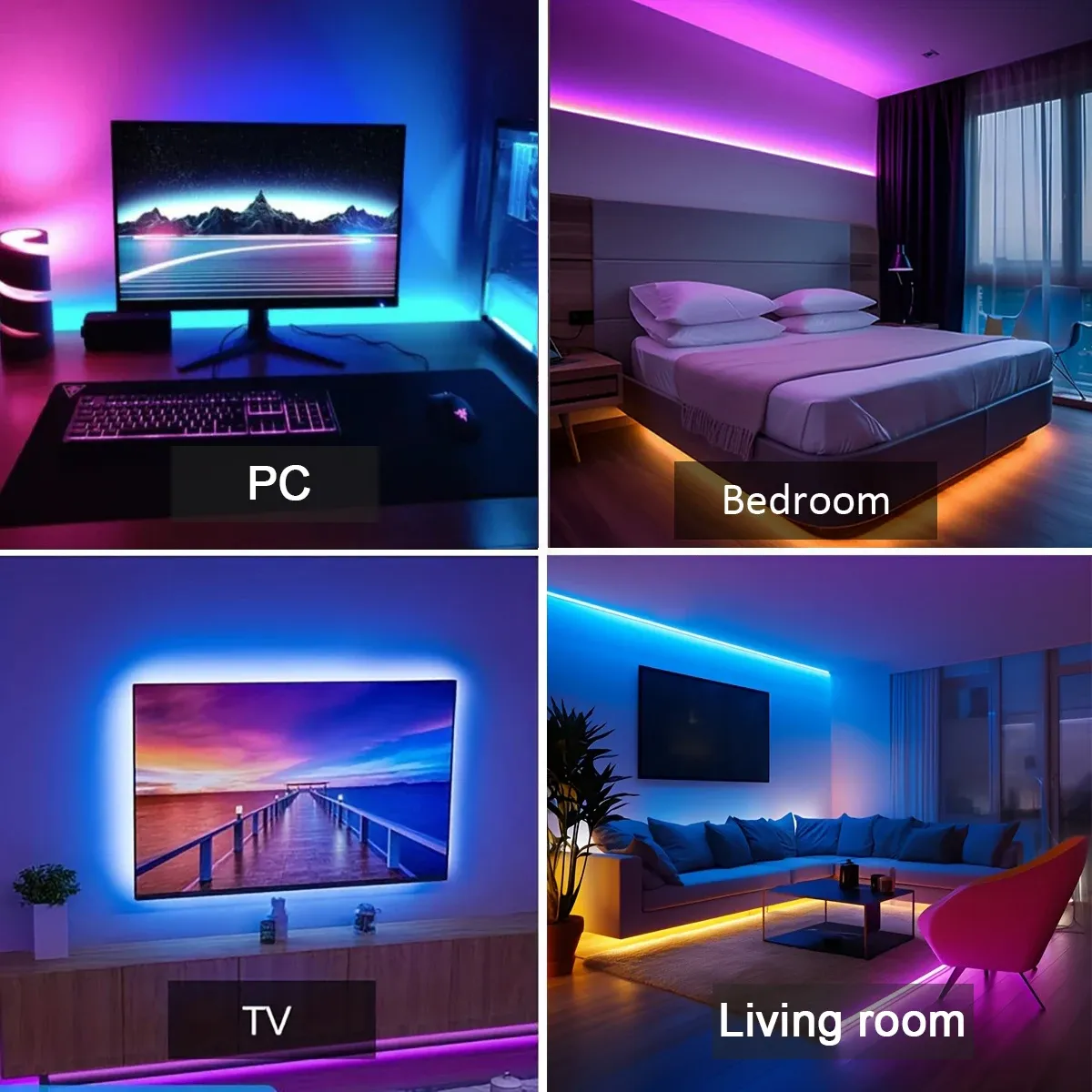 Utilisation courante du ruban LED RGB