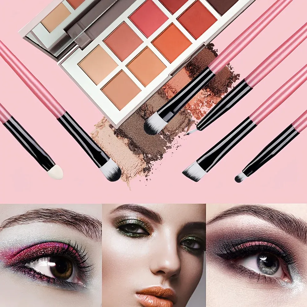Ensemble de 20 pinceaux de maquillage doux pour les yeux, le visage et l'enluminage 3