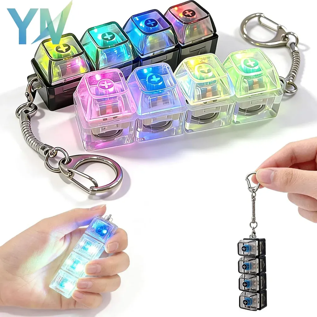 Testeur de commutateurs mécaniques porte-clés anti-stress avec LED 1