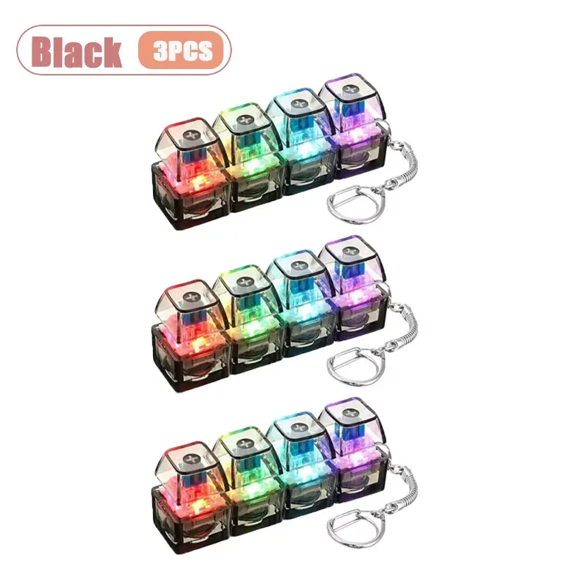 Testeur de commutateurs mécaniques porte-clés anti-stress avec LED 8