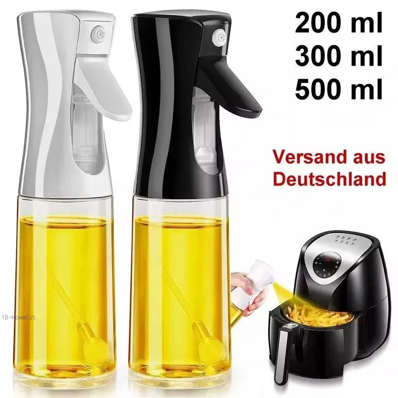 Vaporisateur d'huile de cuisson rechargeable en qualité alimentaire, flacon distributeur pour huile d'olive et vinaigre - Image 1