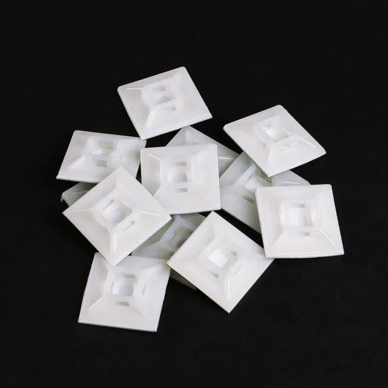 Supports adhésifs pour organiseurs de câbles, lot de 50 - Image 1