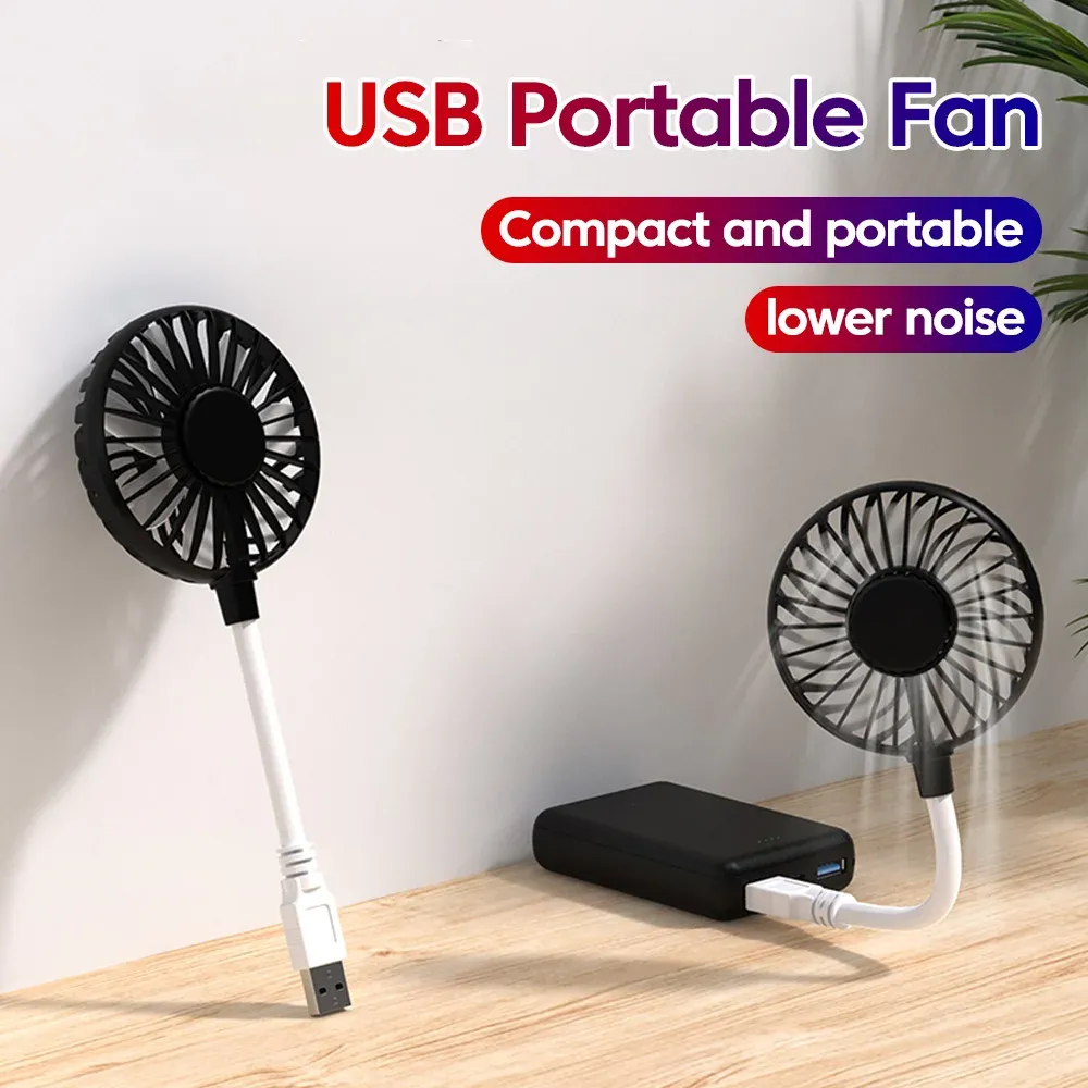 Petit ventilateur portable USB silencieux pour bureau, extérieur et voyage