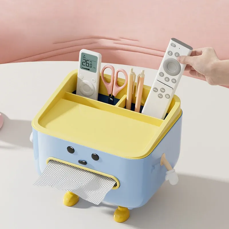 Boîte de rangement, mise en scène