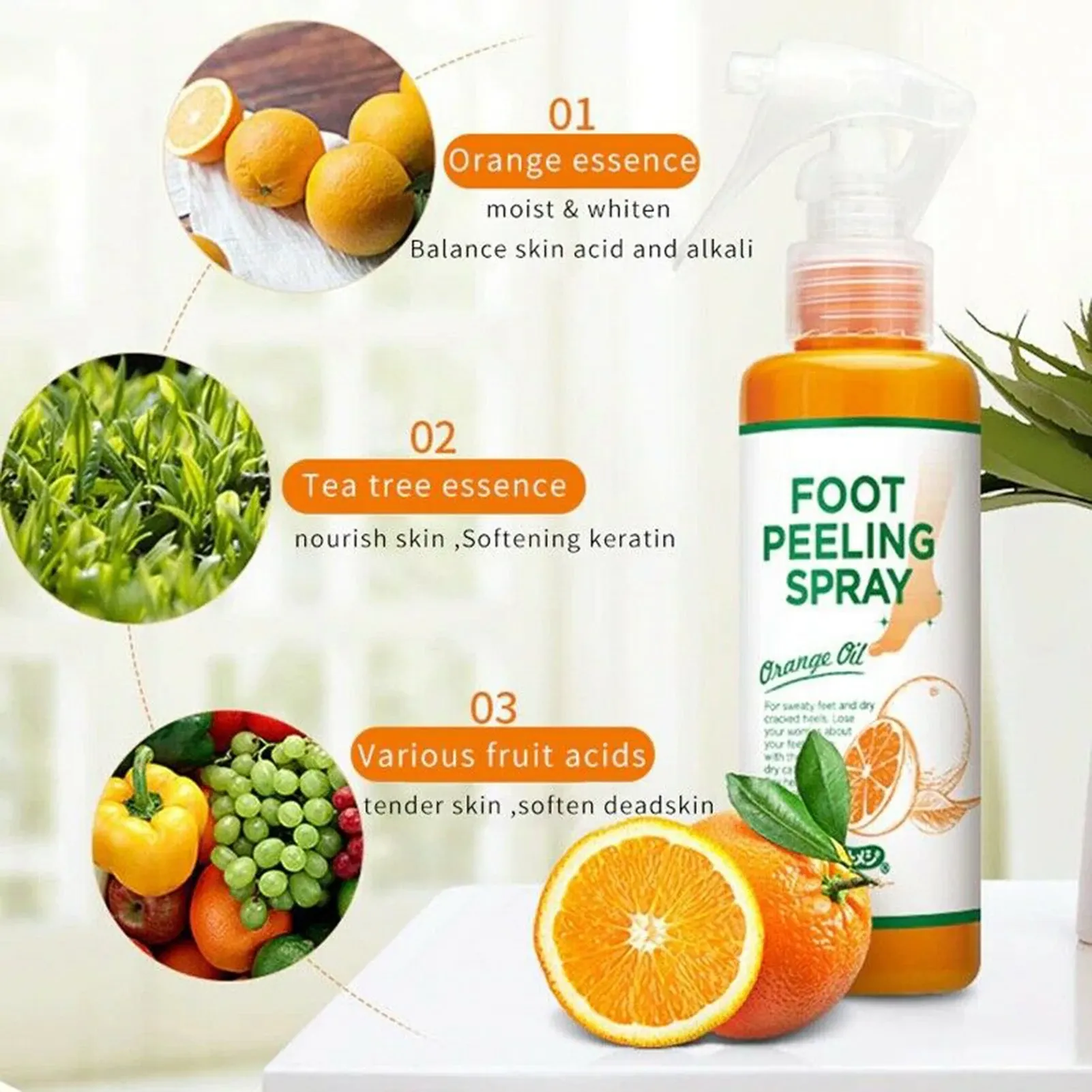 Exfoliant et Adoucissant pour Cuticules des Pieds 100 ml, Élimine les Peaux Mortes et les Callosités 6
