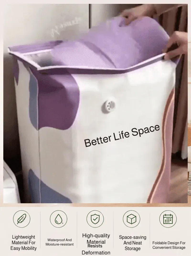 Sacs de rangement sous vide sans pompe, épais, format cube, à double fermeture éclair, pour couettes, doudounes et déménagement 3