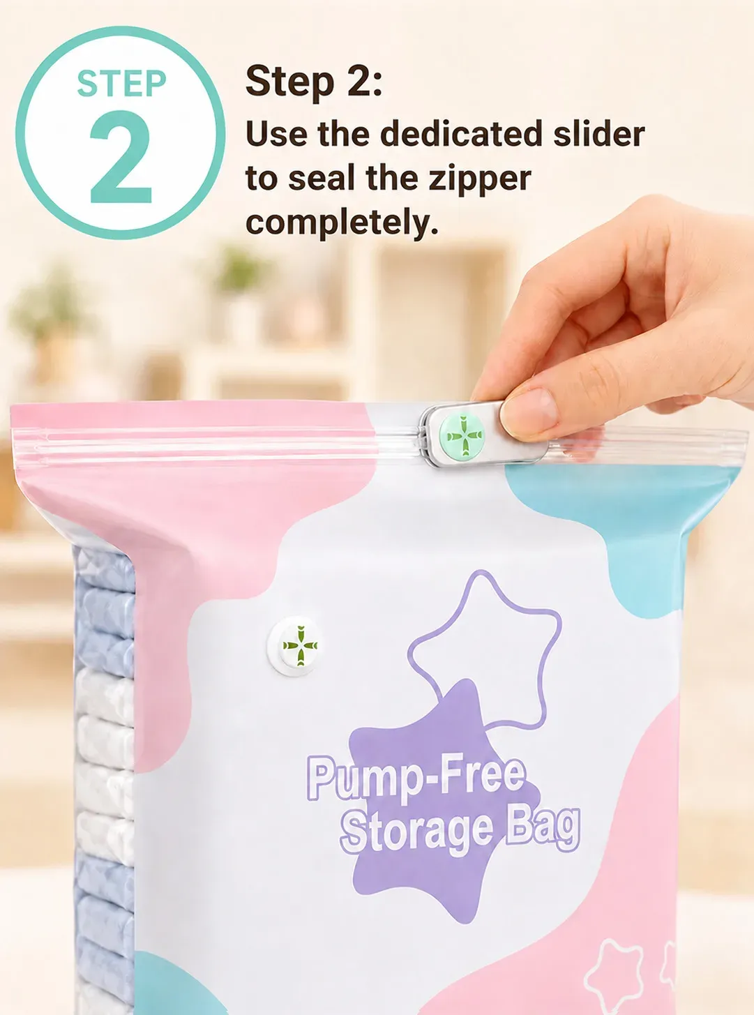 Sac de rangement sous vide cube, rangement saisonnier