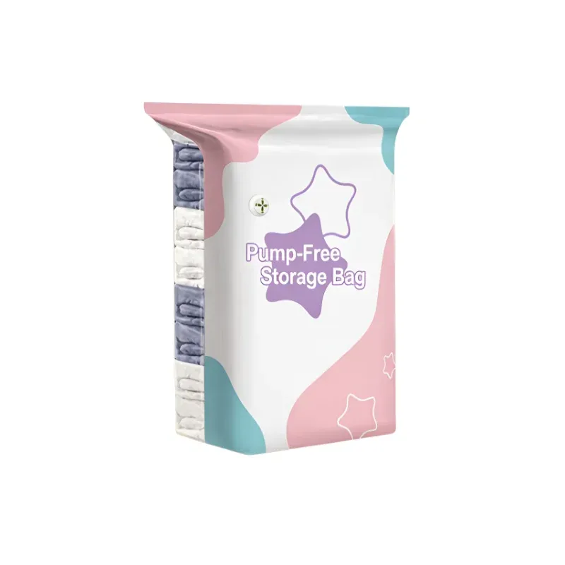 Sacs de rangement sous vide sans pompe, épais, format cube, à double fermeture éclair, pour couettes, doudounes et déménagement 12