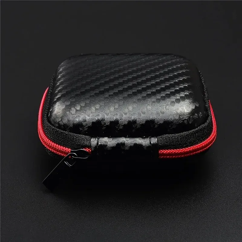 Étui de rangement EVA pour écouteurs, lot de 2, 4 ou 6 pièces, pochette de voyage zippée pour câbles USB et casques 3