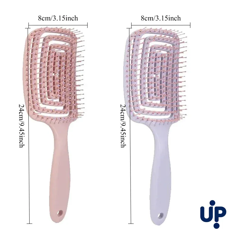 Peigne de massage volumisant, finitions soignées