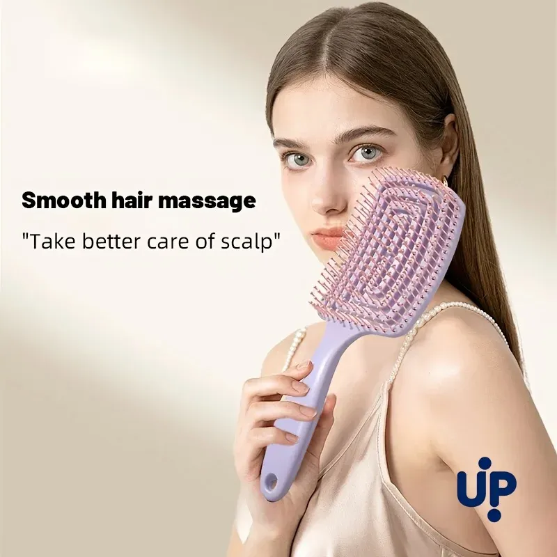 Peigne de massage capillaire, détail des dents