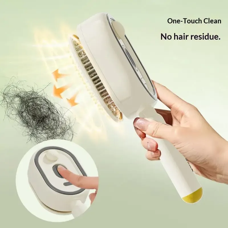 Détail de la brosse à cheveux à vapeur