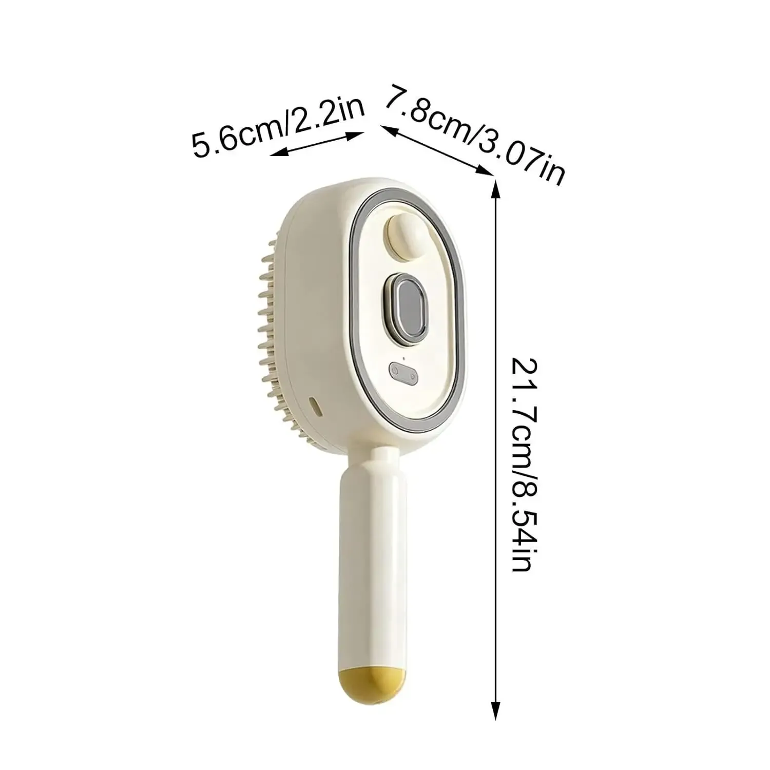 Brosse à cheveux antistatique à vapeur