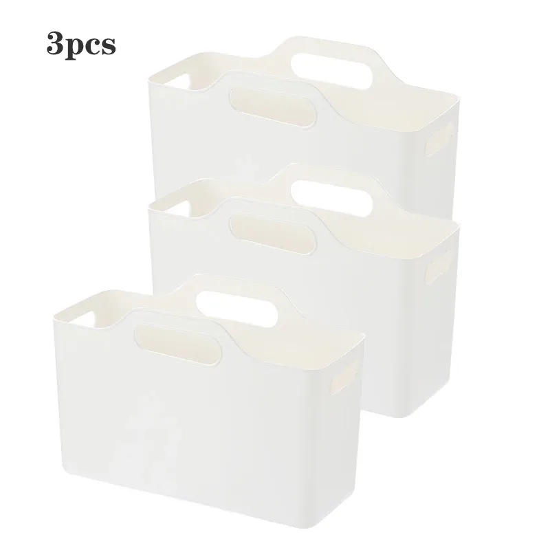 Organisateur sous évier, lot de 2 ou 3, organisateurs de placards de cuisine et de salle de bain, bac de rangement, paniers organisateurs polyvalents en plastique 9