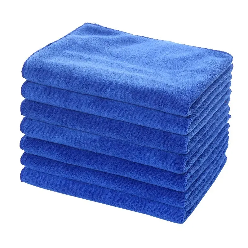 Grands chiffons en microfibre de nettoyage à haute absorption, serviettes multi-usages réutilisables pour sols, cuisine et fenêtres 3