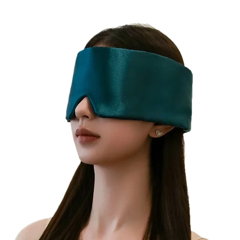 Masque de sommeil en tissu doux et rembourré, bloque la lumière, idéal pour le voyage 8