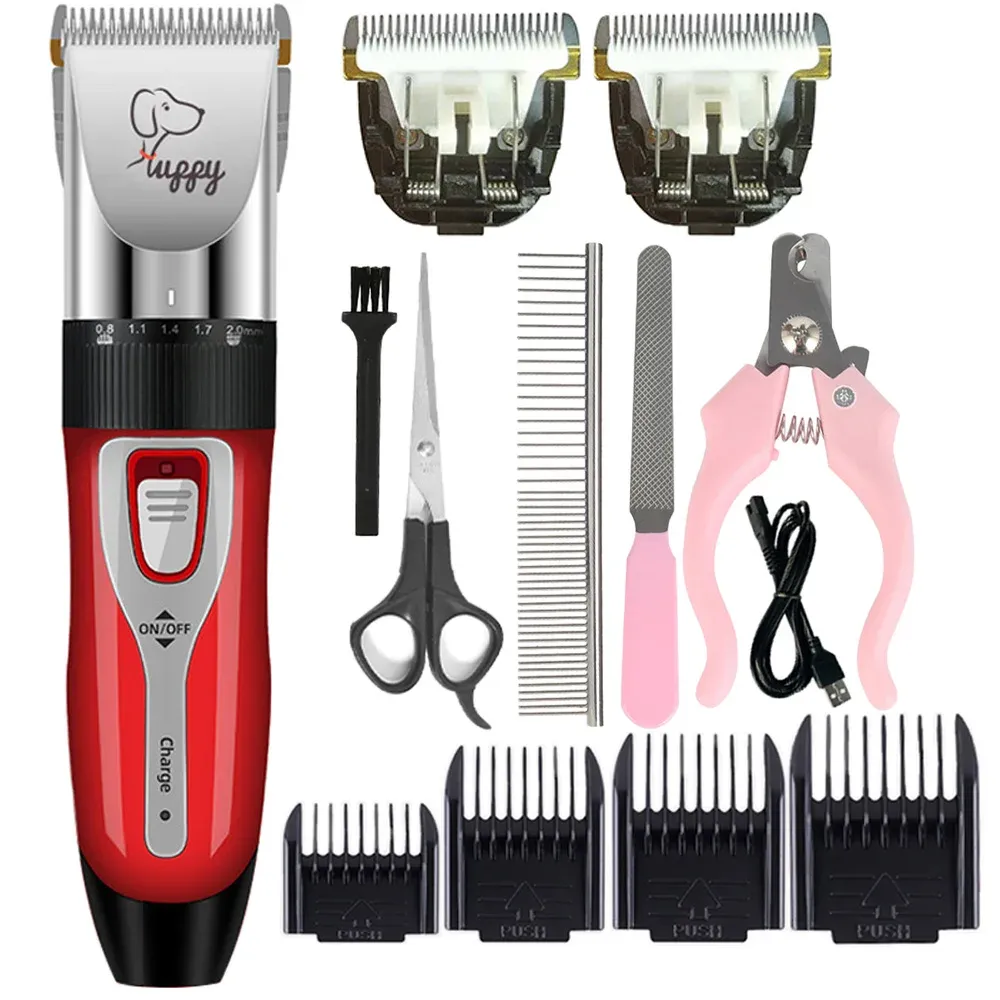 Tondeuse professionnelle sans fil pour animaux de compagnie : toilettage et coupe pour chiens, chats et lapins 7