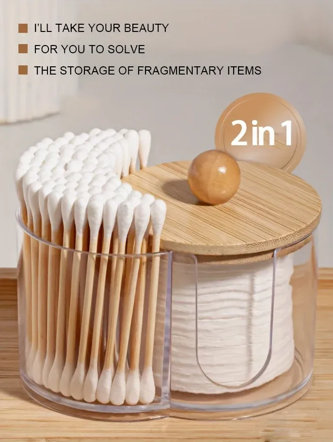 Organisateur transparent pour salle de bain en situation