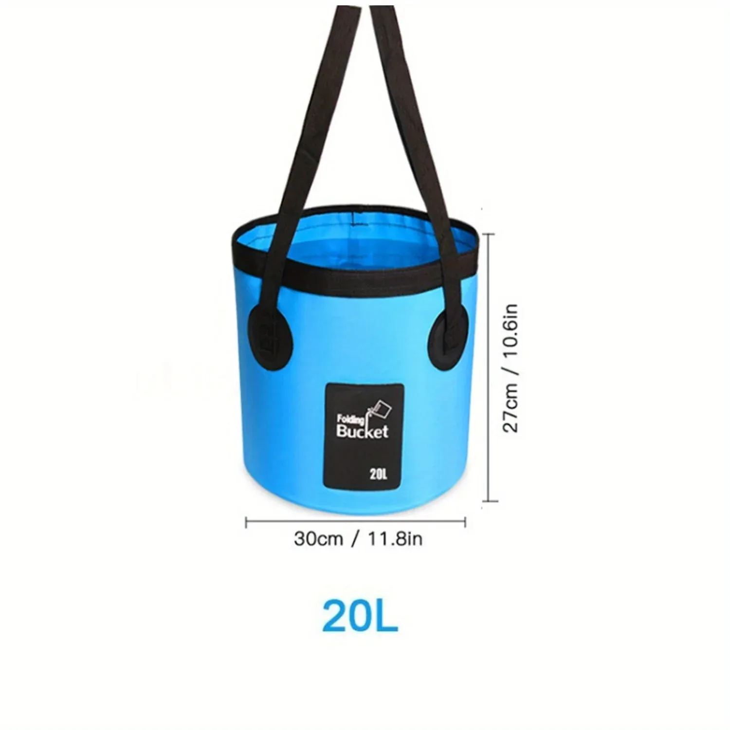 Récipient à eau pliable portable 20 L pour camping, randonnée et pêche 5