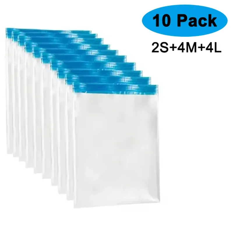 Sacs de compression de voyage pour bagages, gain de place 10