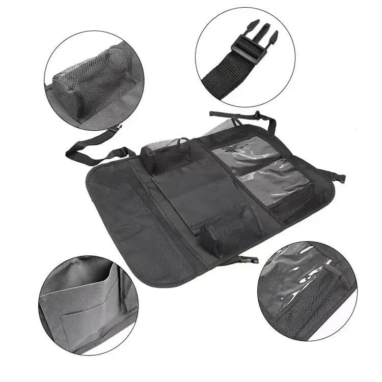 Organisateur de siège de voiture, poche transparente pour tablette