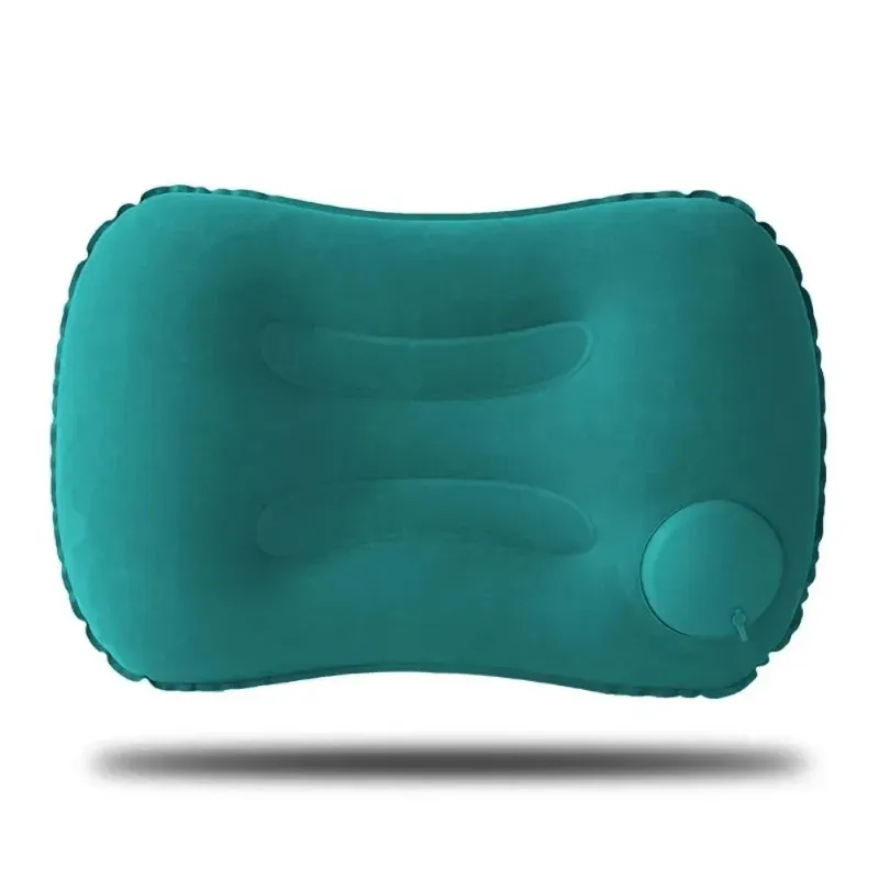 Oreiller de voyage gonflable ultra doux, support portable pour le cou et les lombaires, léger et compact 10