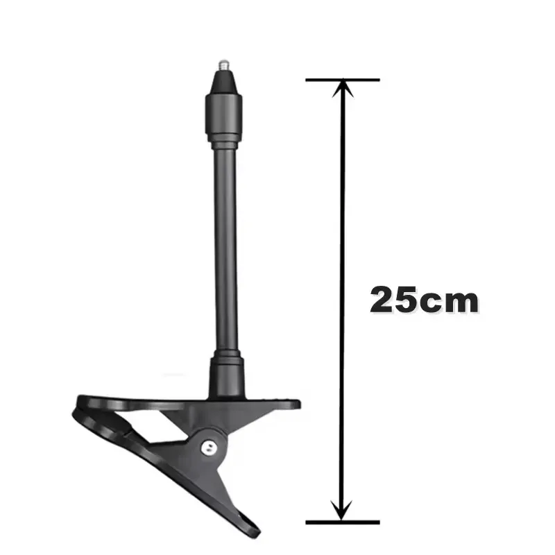 Pince flexible pour moniteur de bébé, 25 cm/41 cm, support de webcam sans perçage pour vis universelle 1/4 pouce, support de fixation à pince pour caméra de moniteur de bébé 7