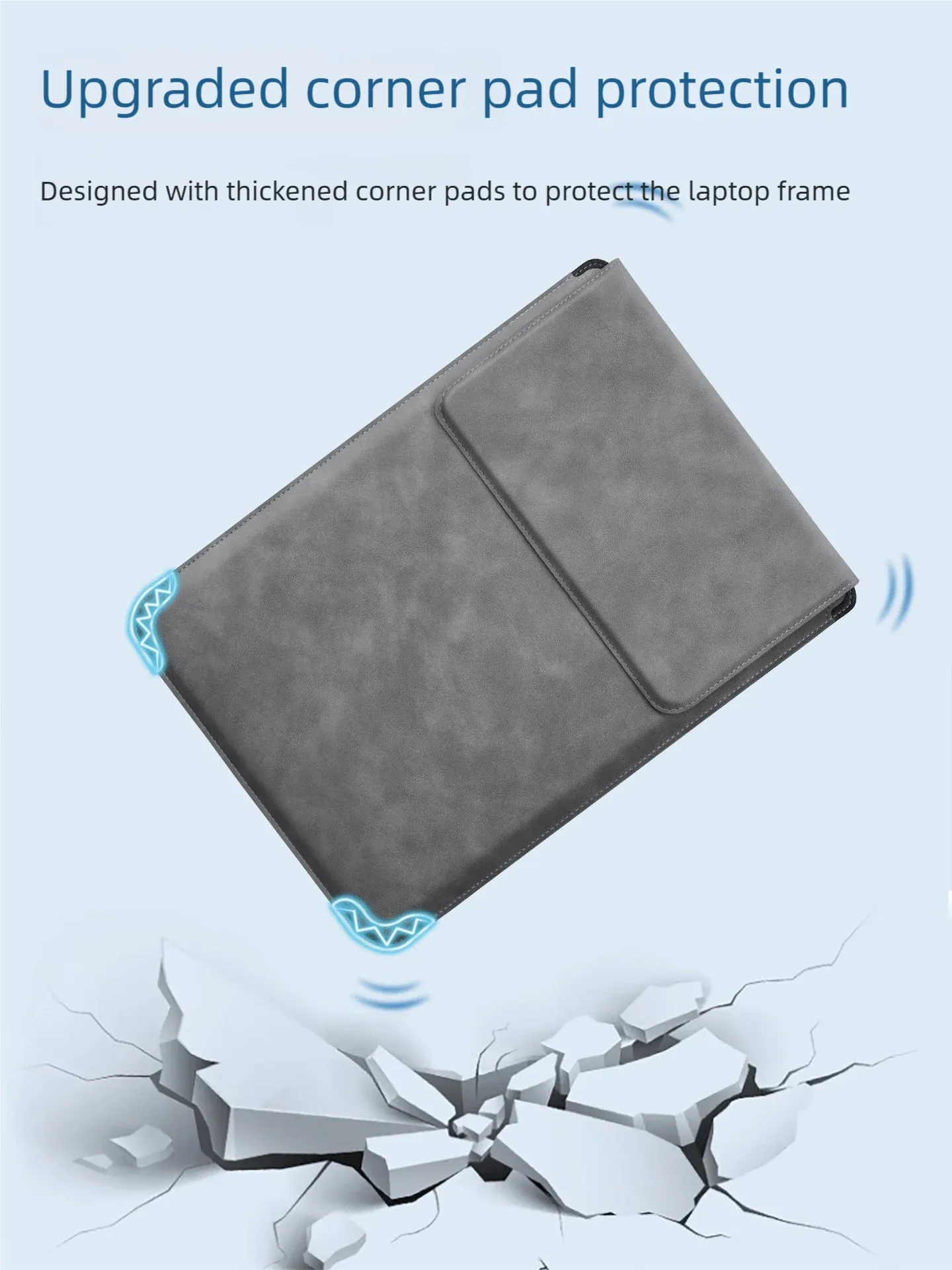 Housse pour ordinateur portable 13, 14, 15,6 et 16 pouces compatible Huawei, HP, Dell et MacBook Air/Pro 13 et 13,6 pouces (M4) 4