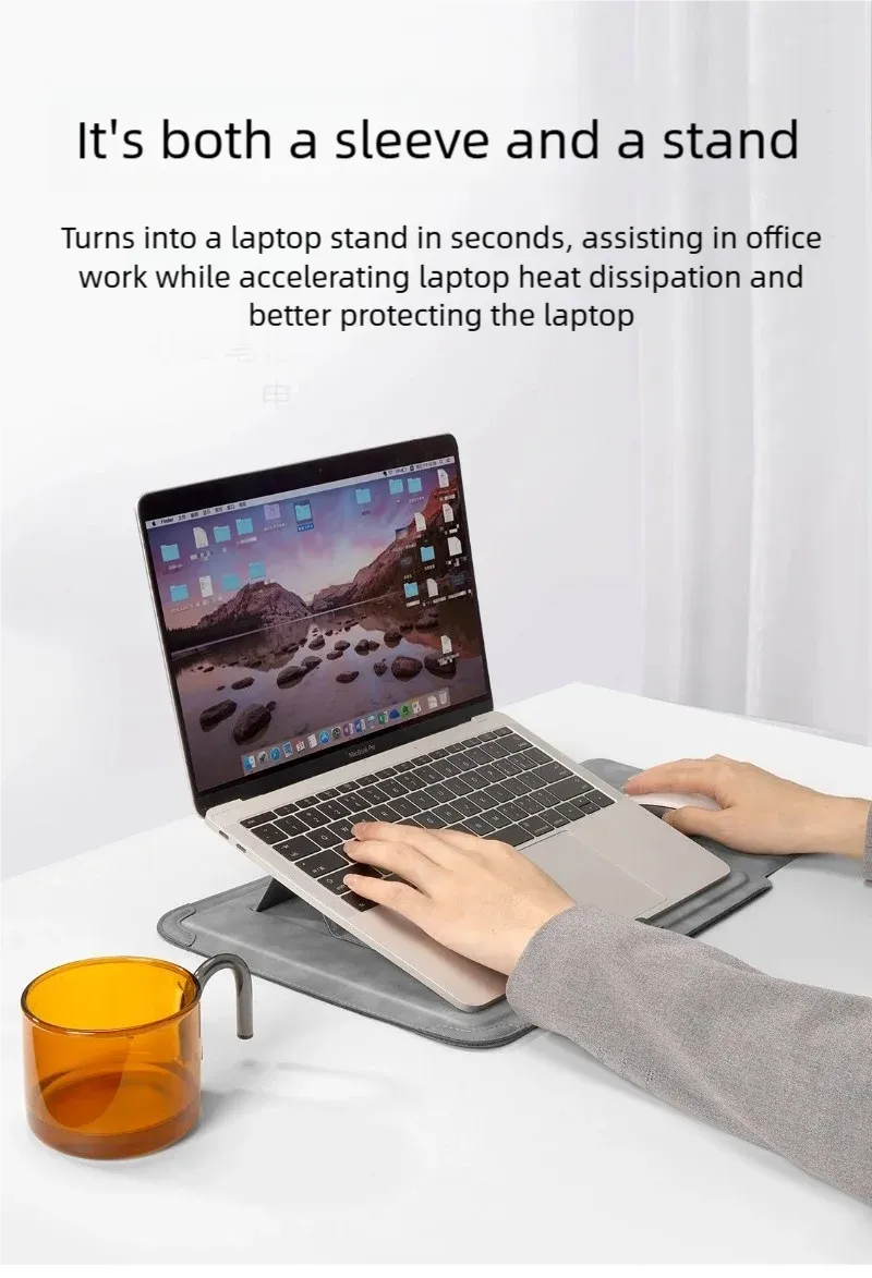 Housse pour ordinateur portable en situation