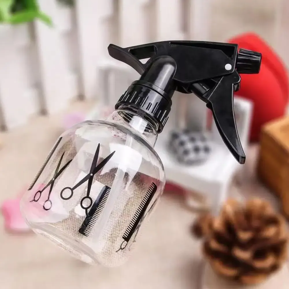Vaporisateur professionnel pour coiffure, 250 ml, transparent et portable - Image 1