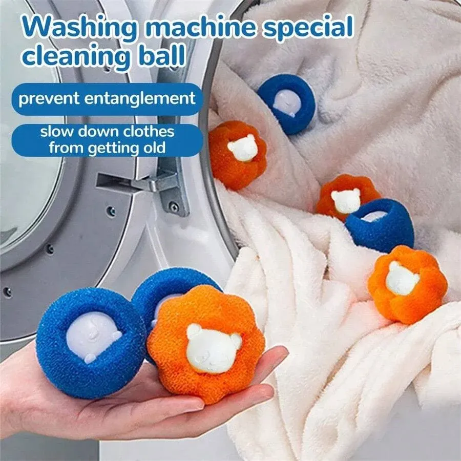 Linge propre et doux après lavage avec la boule de nettoyage