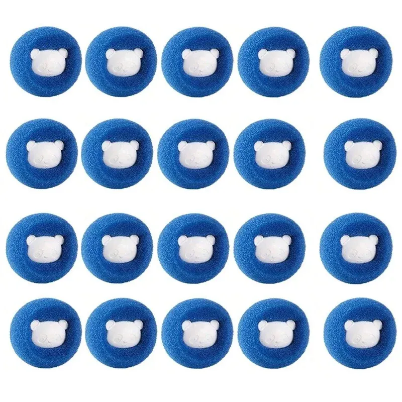 Lot de 5, 10 ou 20 boules de lavage en éponge anti-peluches pour lave-linge 10