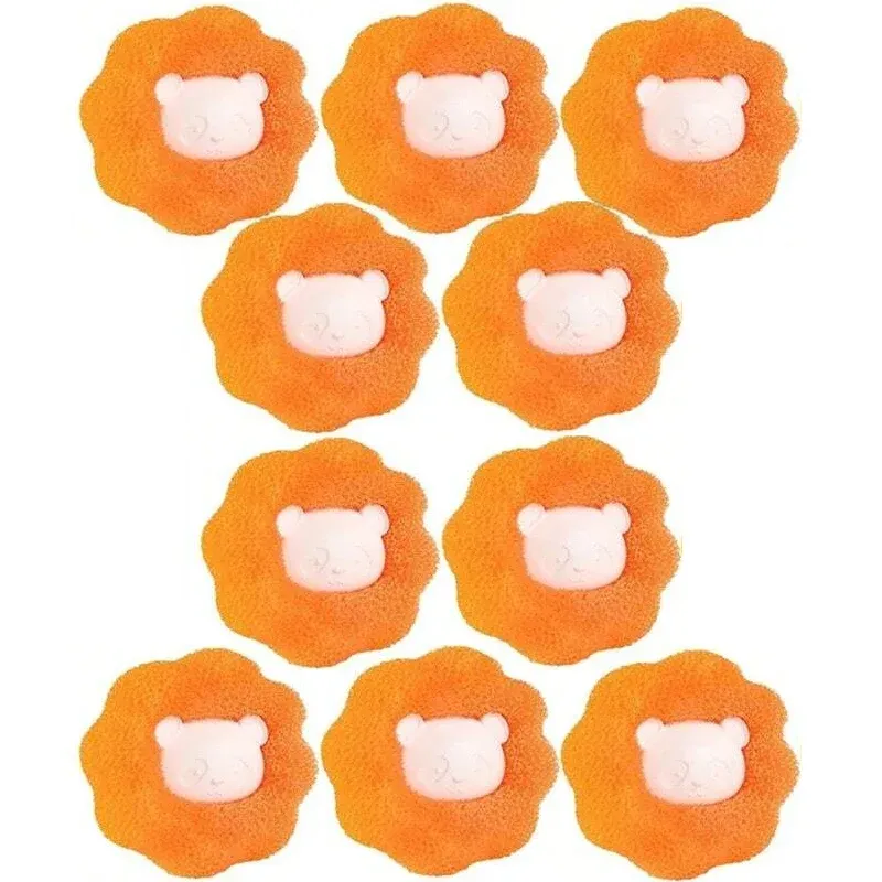Lot de 5, 10 ou 20 boules de lavage en éponge anti-peluches pour lave-linge 8