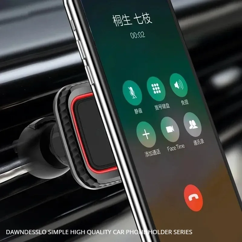 Support magnétique universel pour téléphone de voiture, fixation sur grille d'aération, compatible iPhone et Xiaomi, rotation à 360 degrés 4