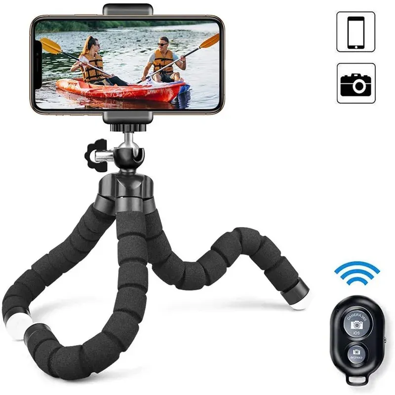 Mini trépied universel en forme de pieuvre pour appareil photo, monopode pour téléphone, mini caméra, support de webcam, pince pour smartphone - Image 1