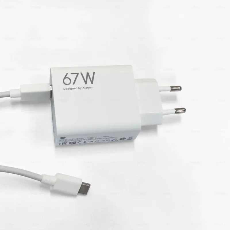 Chargeur rapide Xiaomi 67W original (UE) avec câble USB-C 3