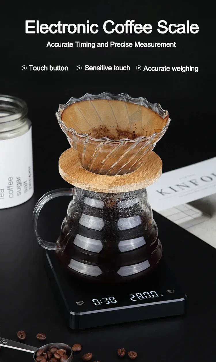 Balance à café expresso numérique avec minuterie