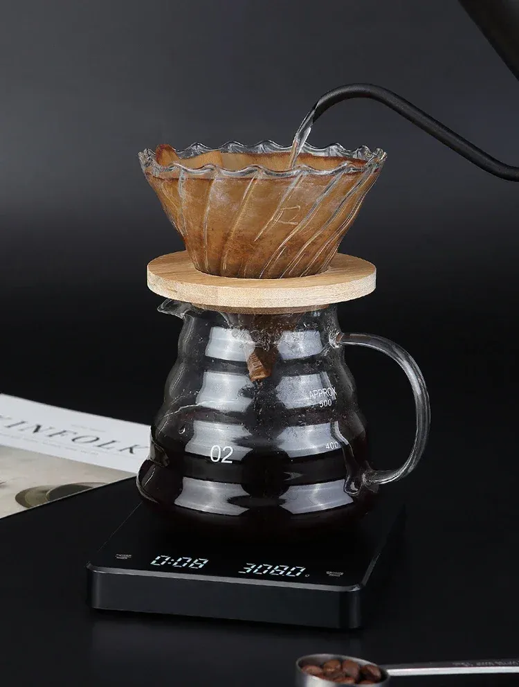 Balance à café, vue de détail