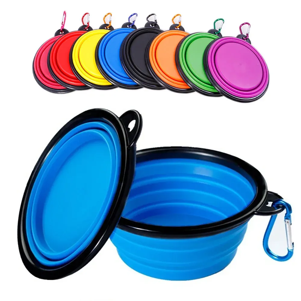 Gamelle pliable en silicone pour animal de compagnie