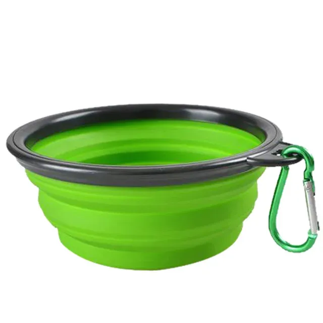 Gamelle pliable en silicone pour animaux de compagnie, idéale pour le camping et les voyages 7