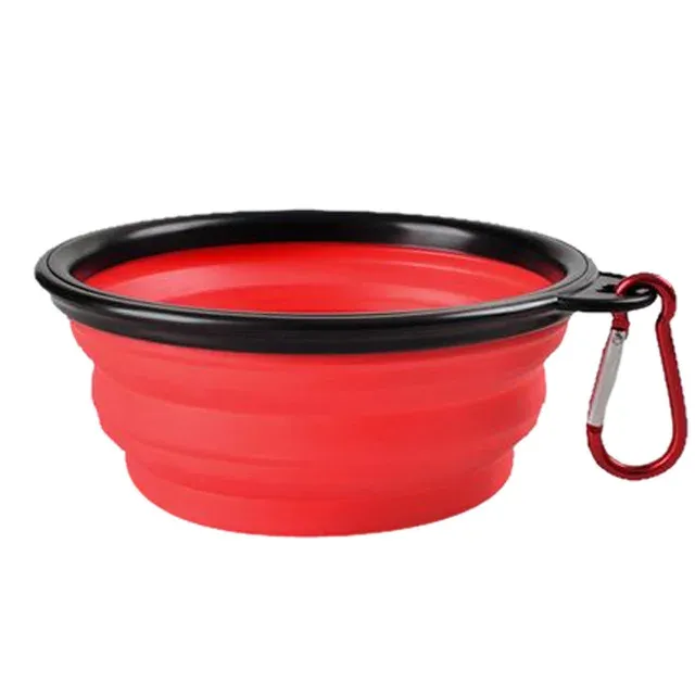 Gamelle pliable en silicone pour animaux de compagnie, idéale pour le camping et les voyages 10