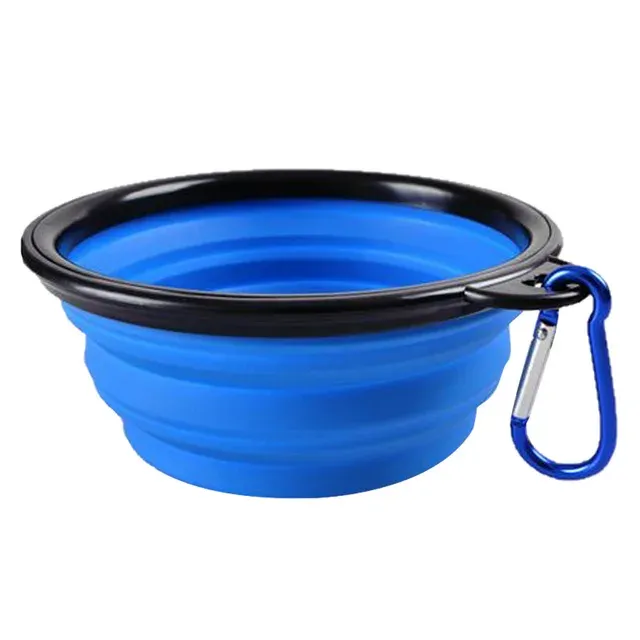 Gamelle pliable en silicone pour animaux de compagnie, idéale pour le camping et les voyages 11