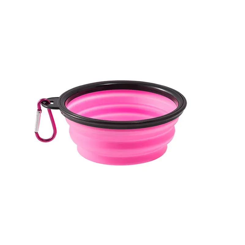 Gamelle pliable en silicone pour animaux de compagnie, idéale pour le camping et les voyages 9