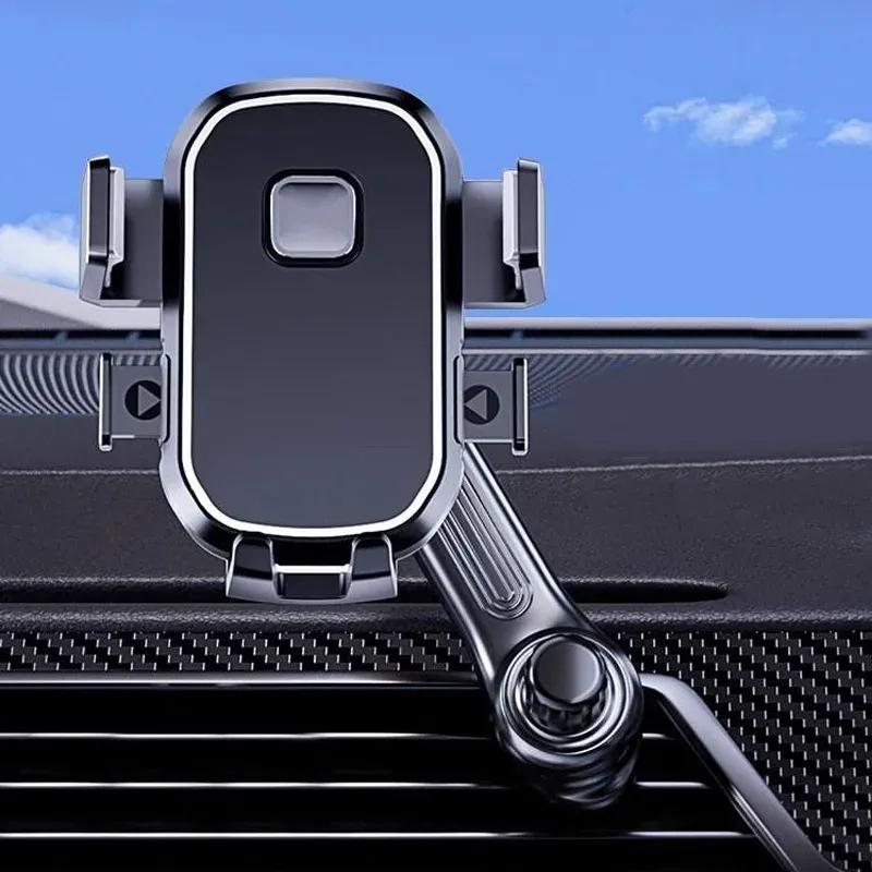 BLALION Support de téléphone de voiture à gravité rotatif 360° anti-secousse pour grille d'aération, compatible iPhone Pro, Xiaomi et Samsung 7