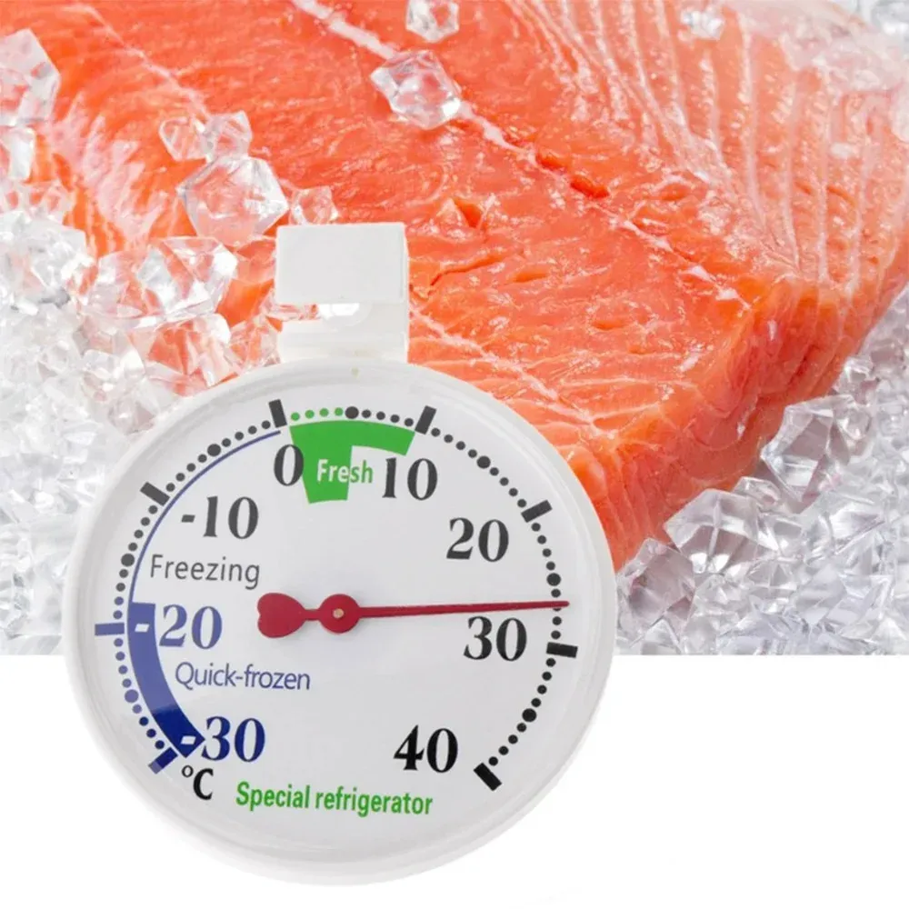 Détail du thermomètre pour réfrigérateur