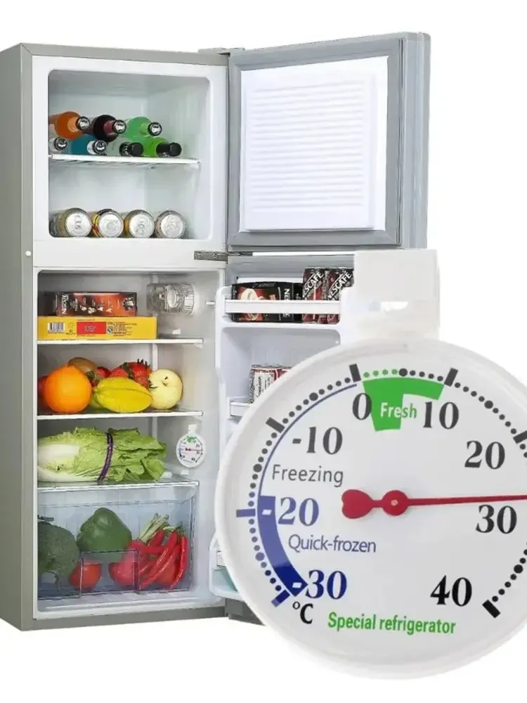 Thermomètre de réfrigération en situation d'usage