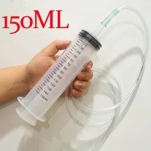 Outil de remplissage et d'aspiration d'huile double usage pour automobile, compatible huile, carburant et eau, avec tuyau 13