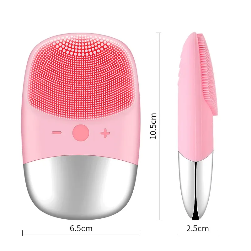 Brosse nettoyante électrique pour le visage vue de profil