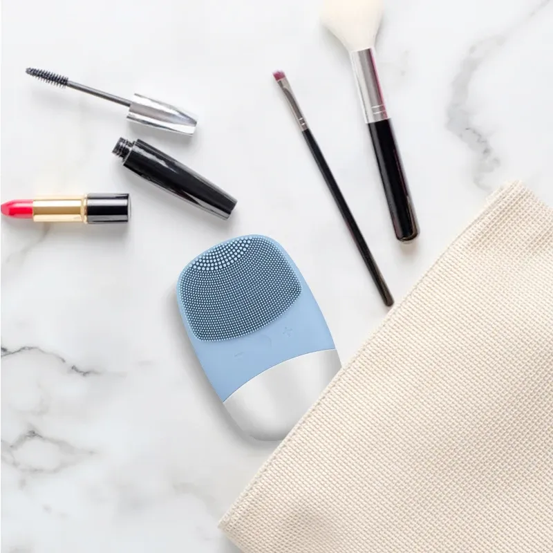 Brosse nettoyante électrique pour le visage, vue d'ensemble