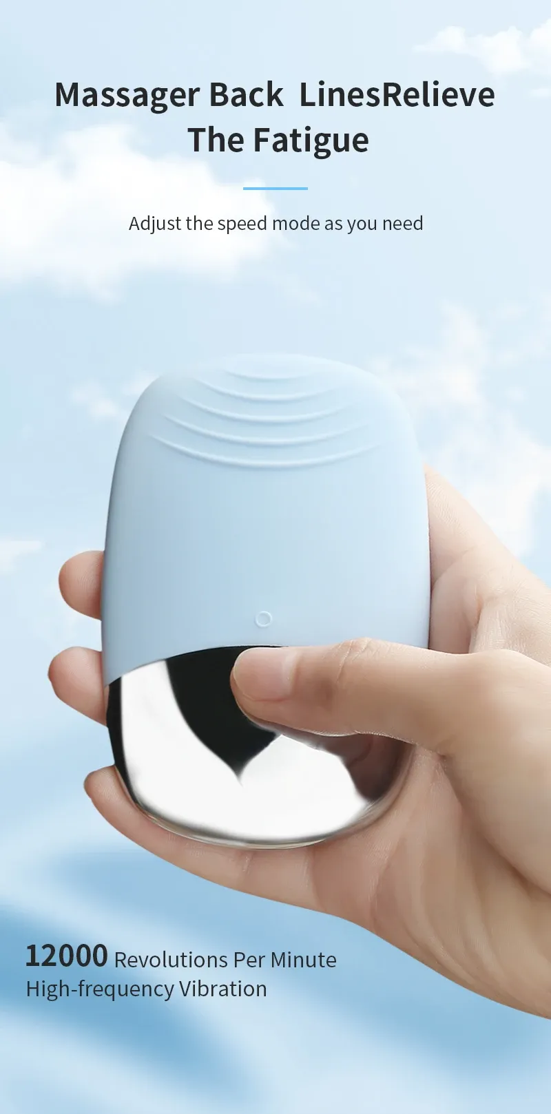 Brosse nettoyante électrique pour le visage, détail des têtes de nettoyage